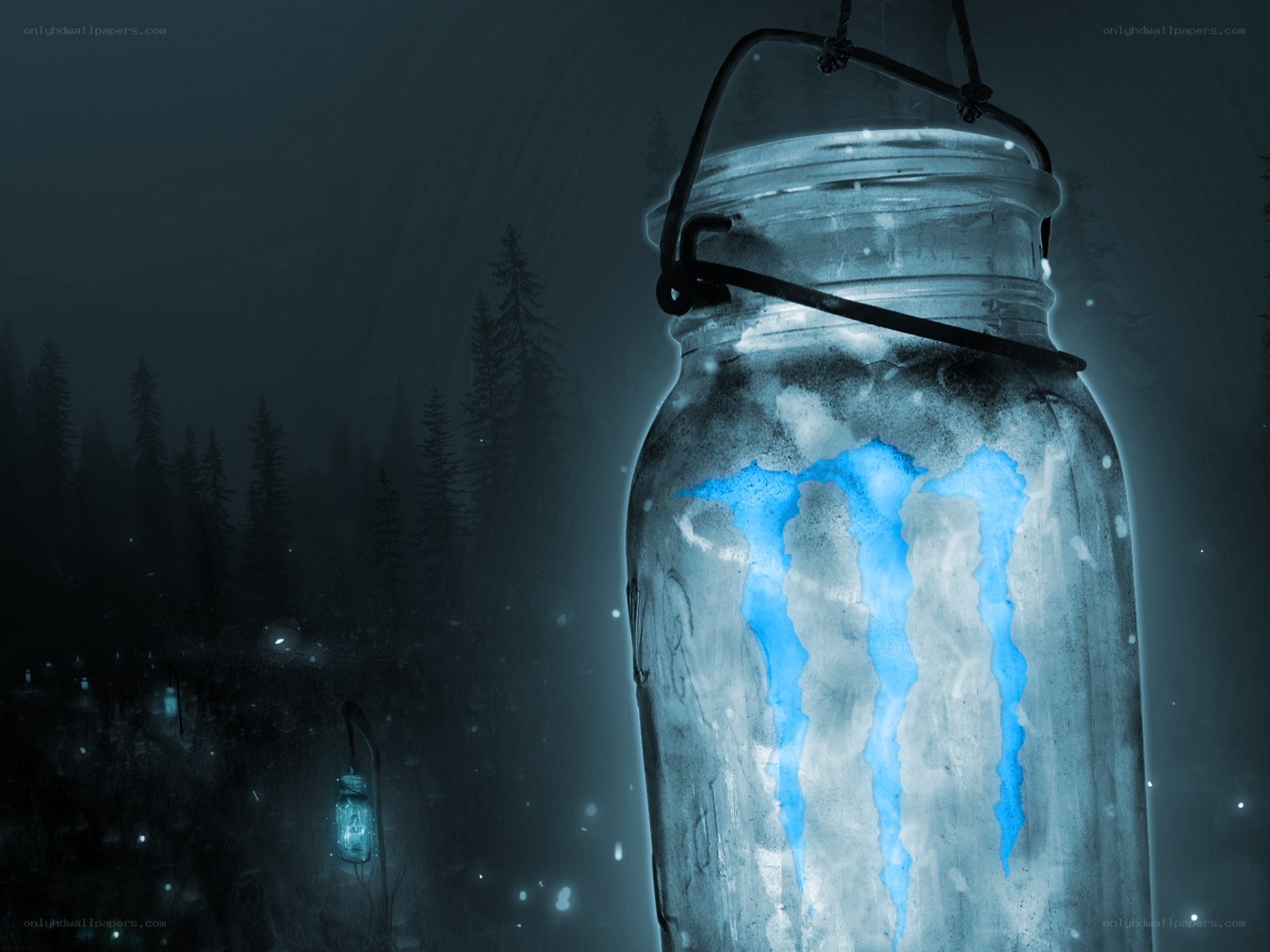 Monster Energy in a jar