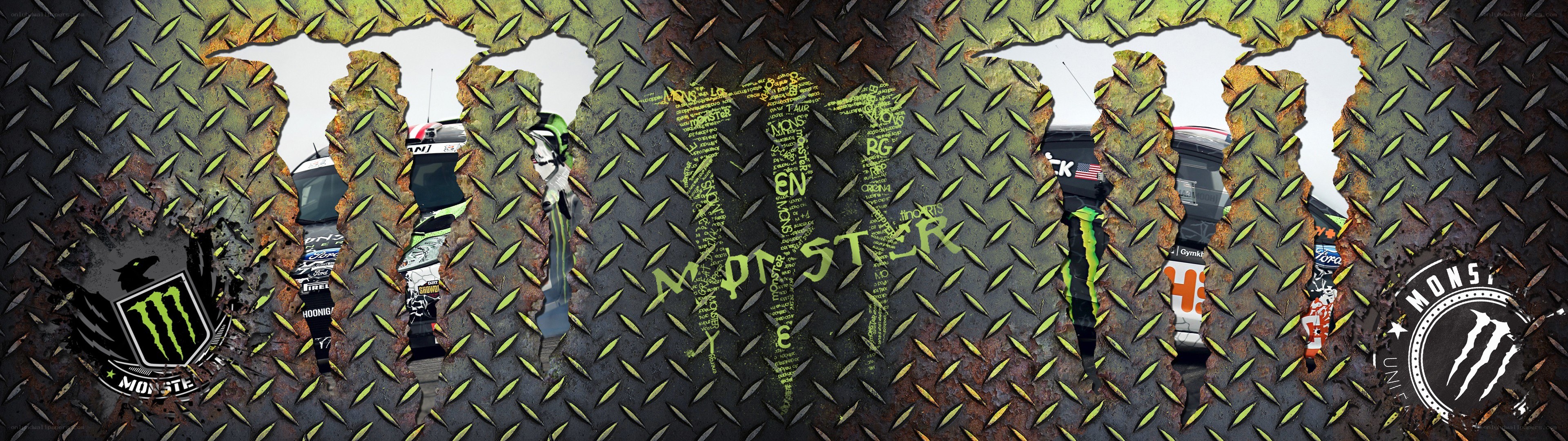 Monster Energy logo banner