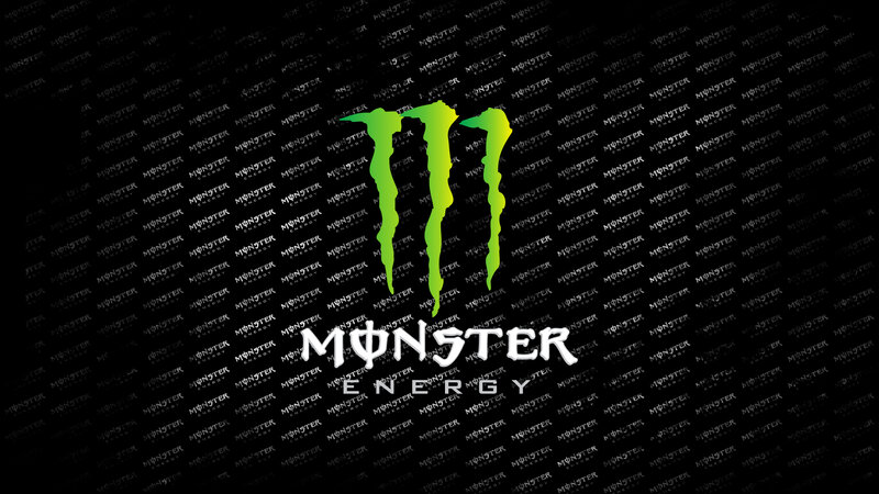 Monster Energy Logo — Black, Dark