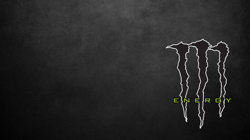 Monster Energy Logo — Black, Dark, Vector Art