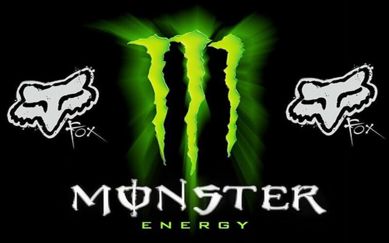 Monster Energy Logo — Black, Energetic