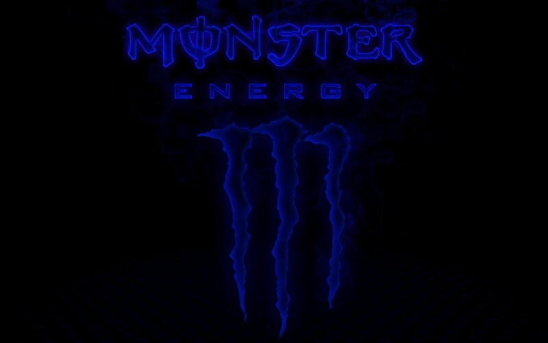 Monster Energy Logo — Blue, Dark