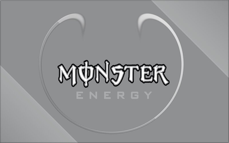 Monster Energy Logo — Gray