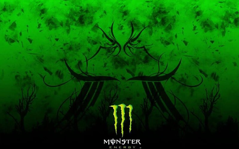 Monster Energy Logo — Green, Dark