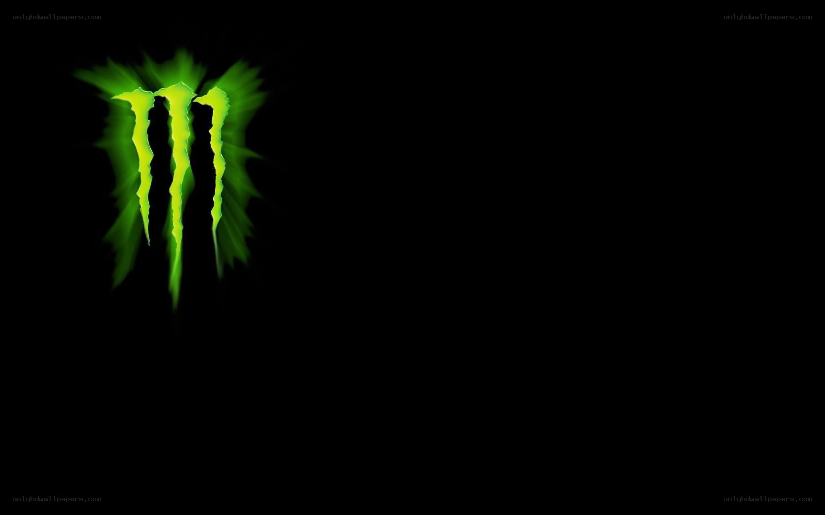 Monster Energy logo on black