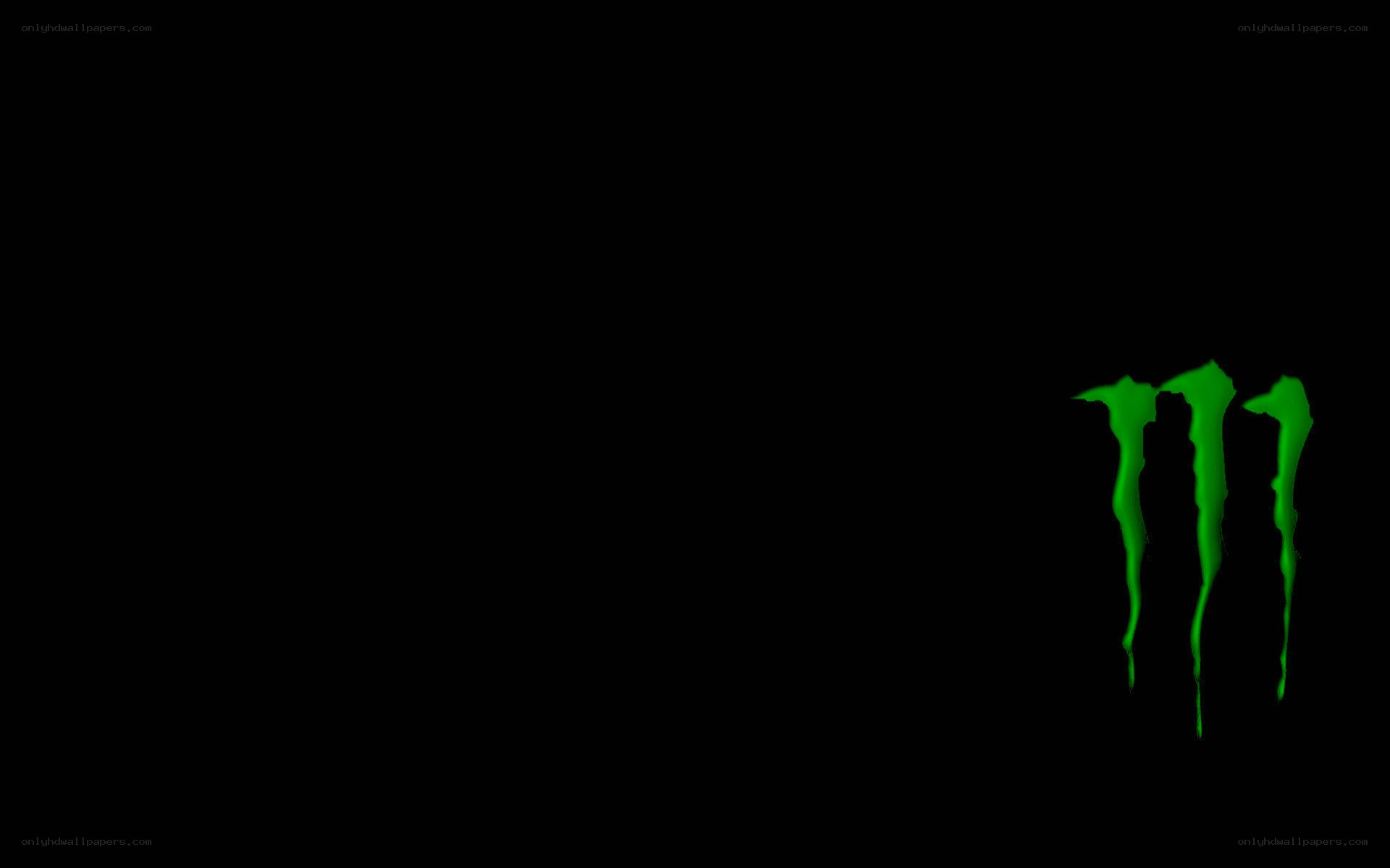 Monster Energy logo on black