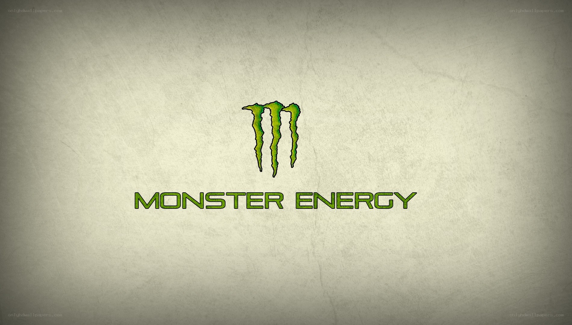 Monster Energy logo on textured background
