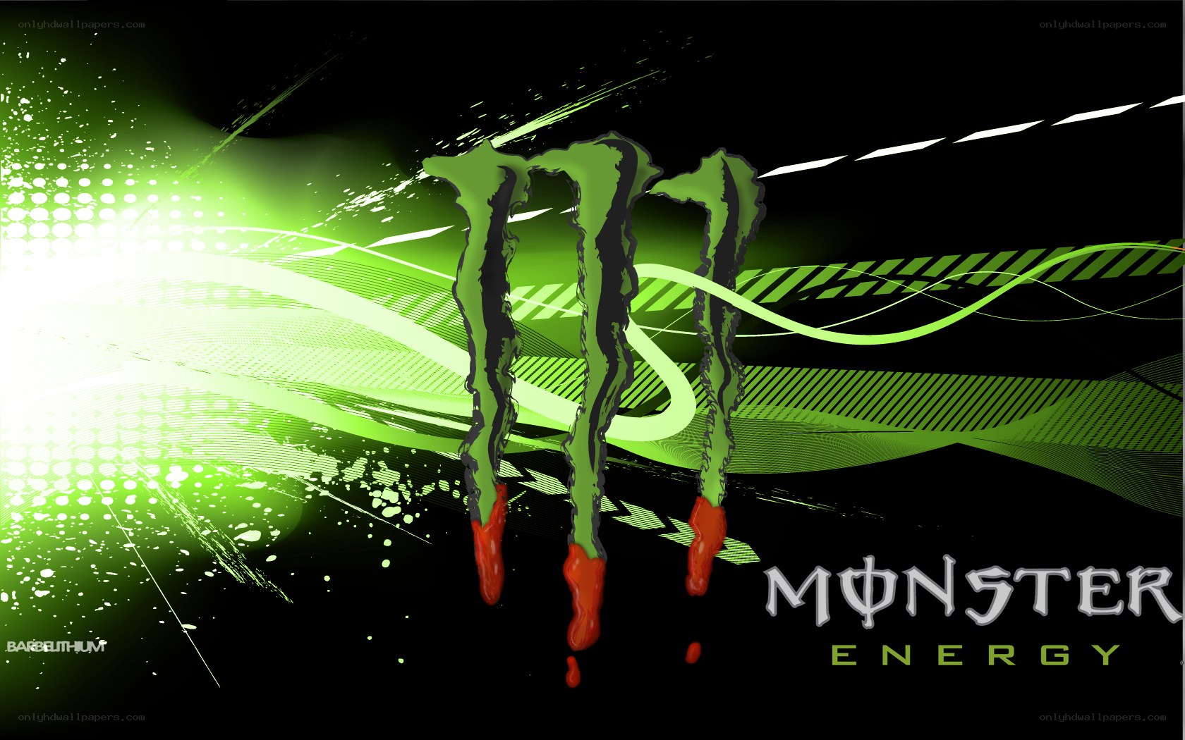 Monster Energy logo wallpaper