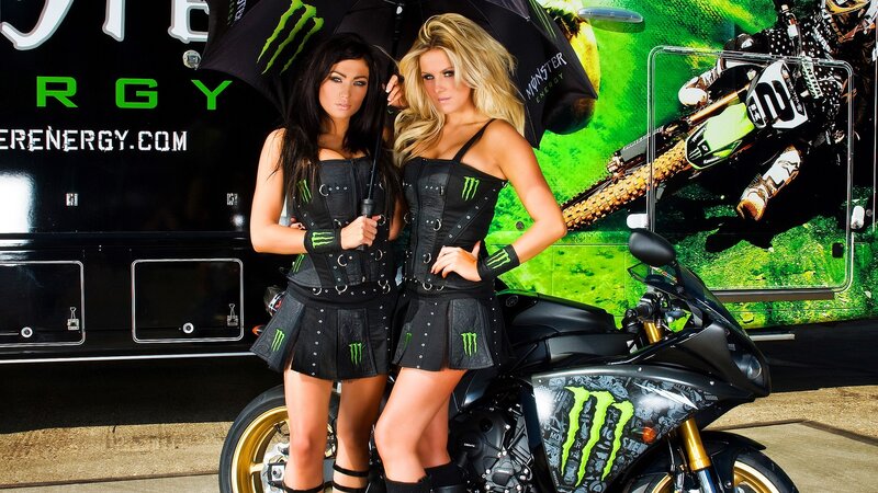 Monster Energy promotional models