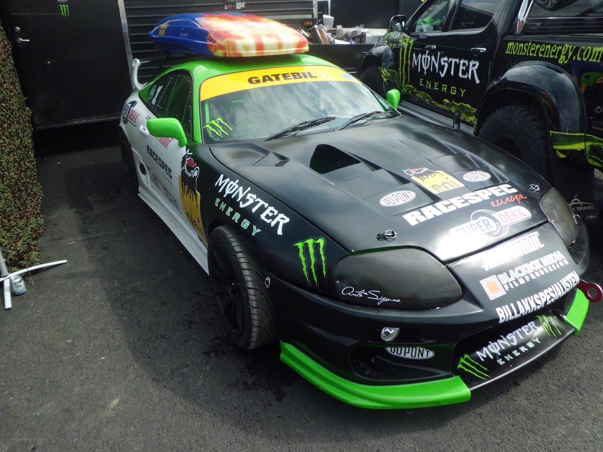 Monster Energy race car