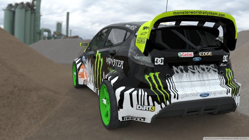 Monster Energy rally car