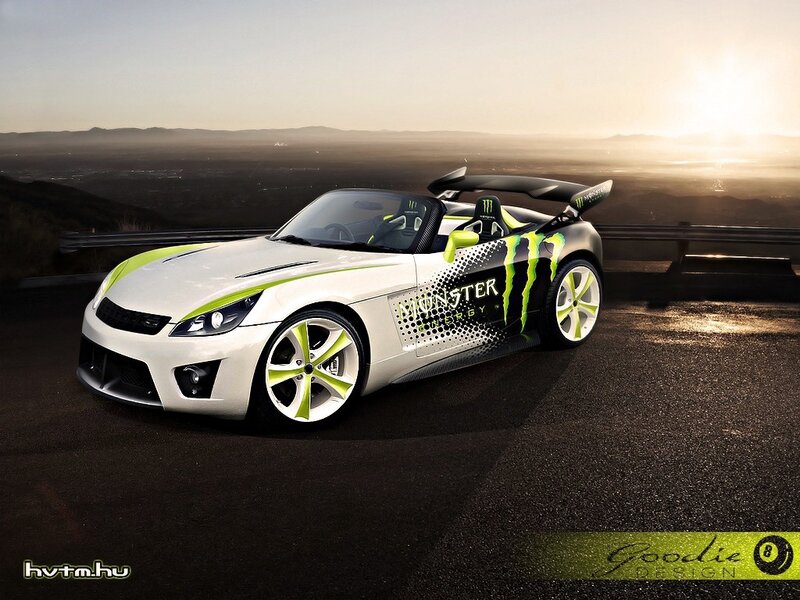 Monster Energy sports car