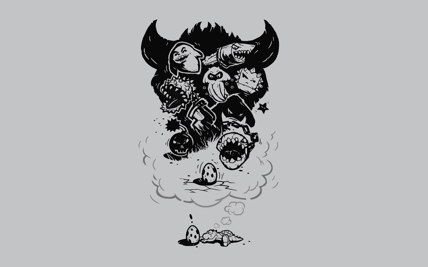 monster explosion from egg