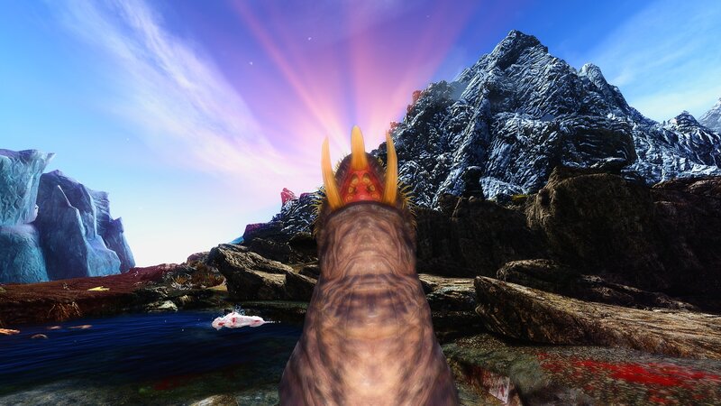 Monster Head in Mountains