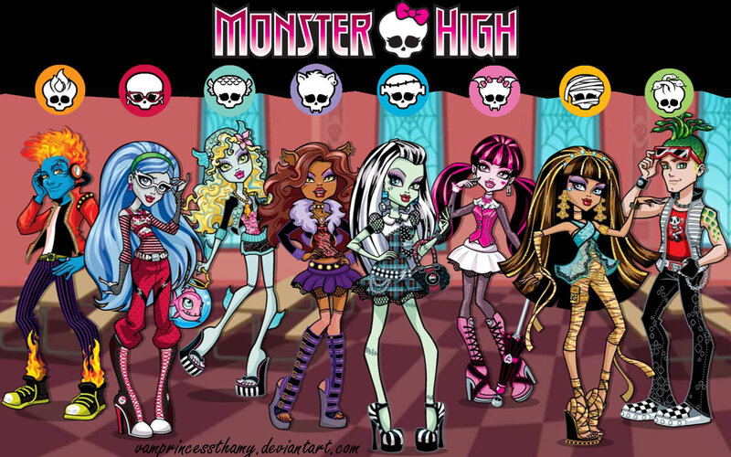 Monster High Characters — Black