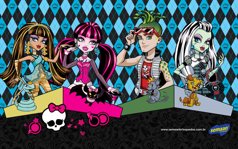 Monster High Characters — Blue