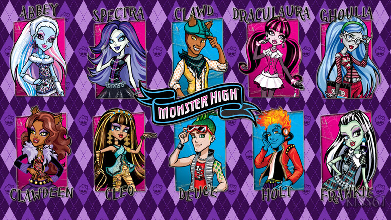 Monster High Characters — Purple