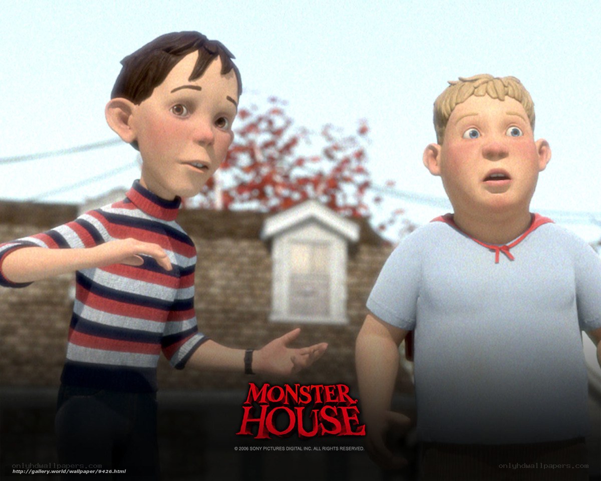Monster House movie scene