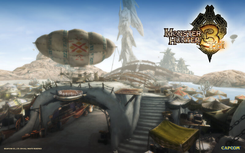 Monster Hunter 3 Tri game scene