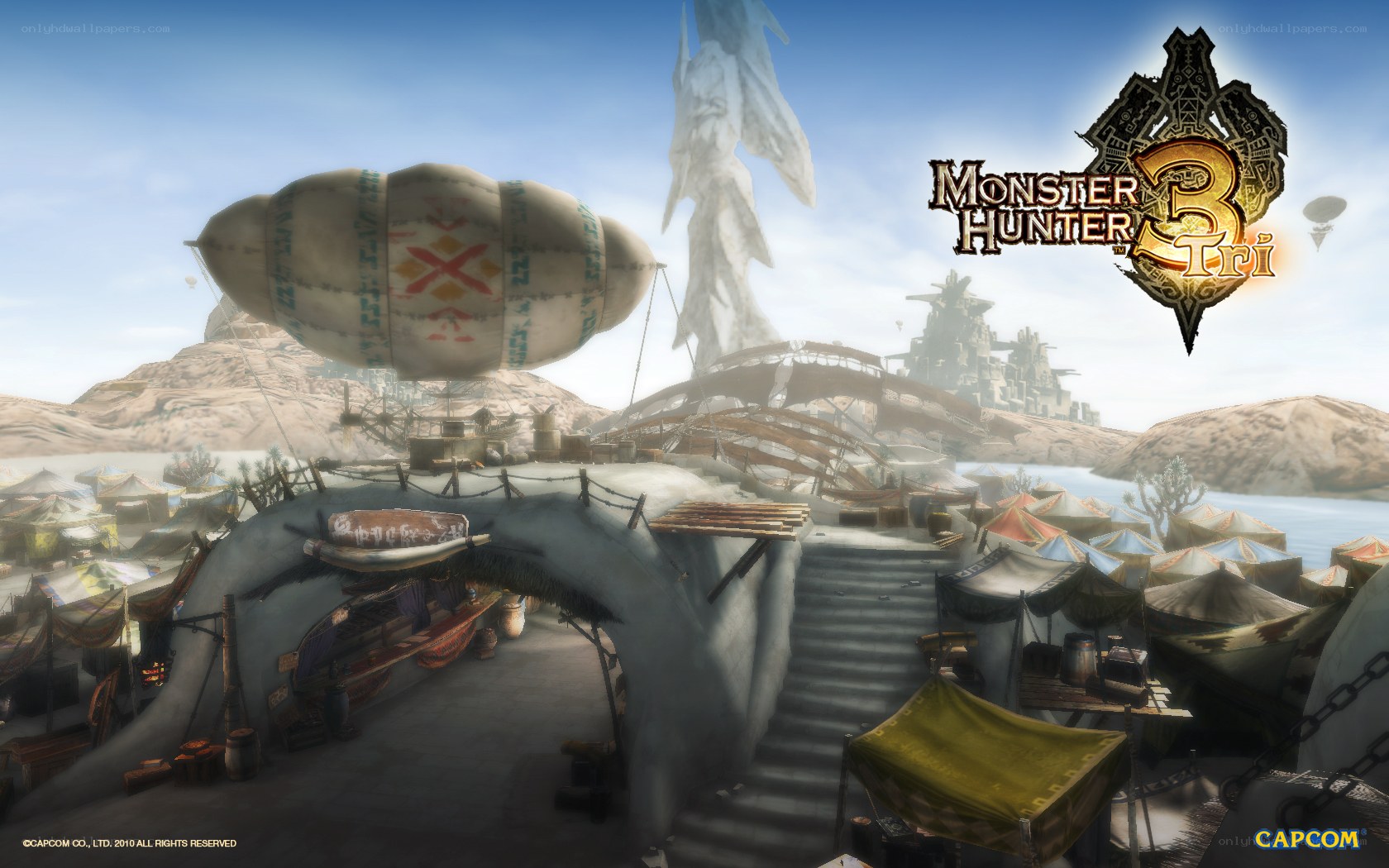 Monster Hunter 3 Tri game scene