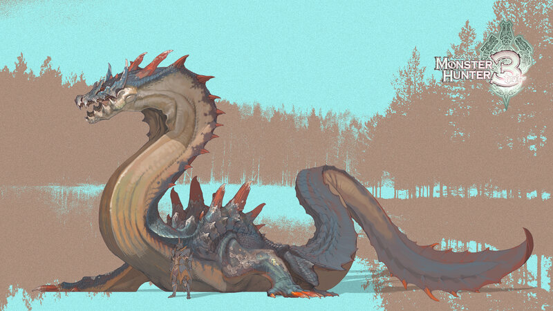 Monster Hunter 3rd dragon concept