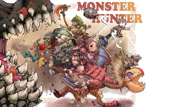 Monster Hunter action scene