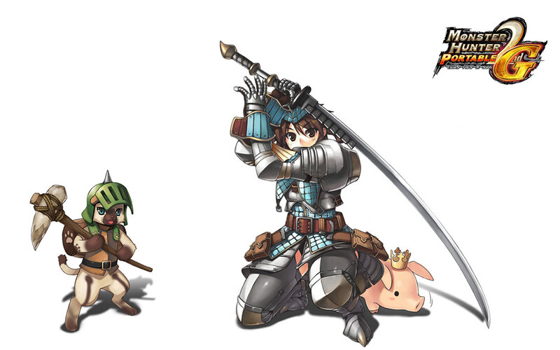 Monster Hunter characters artwork