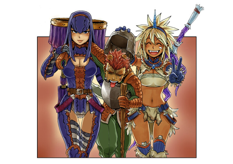 Monster Hunter characters group