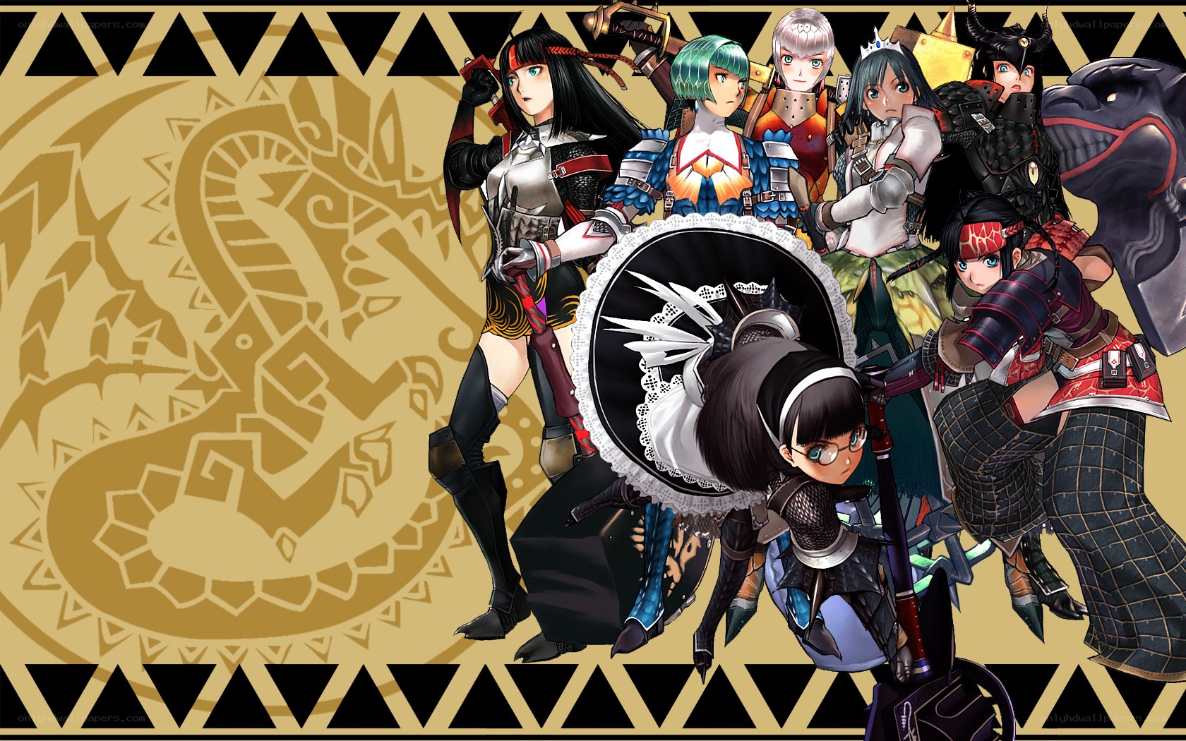 Monster Hunter characters group