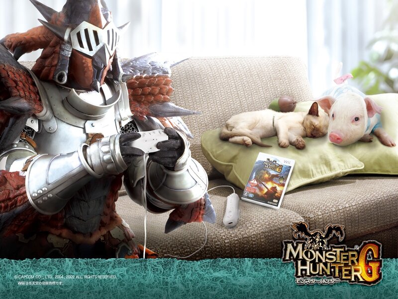 Monster Hunter G promotional art