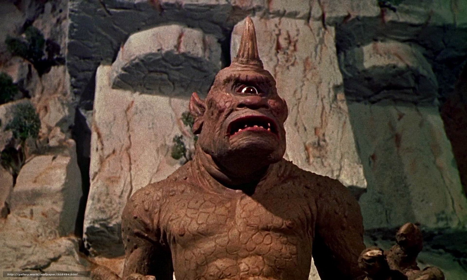 monster in rocky cave