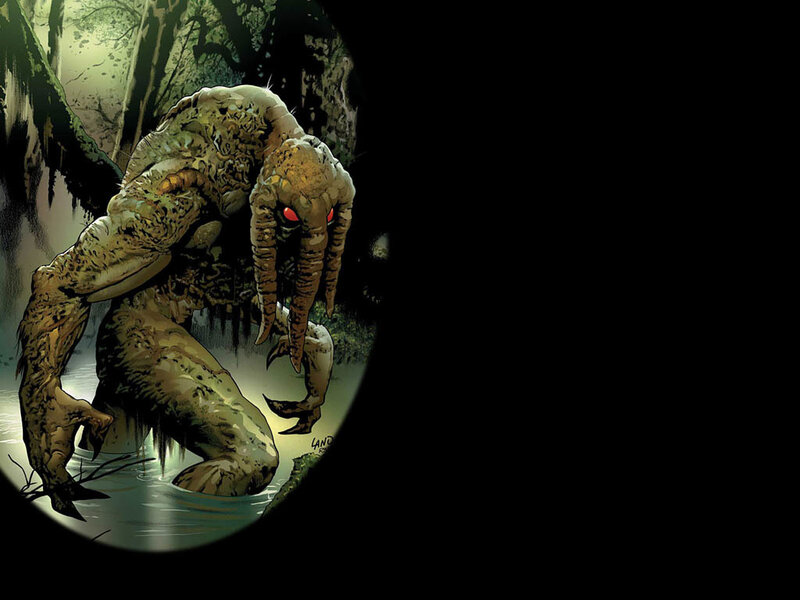 Monster in Swamp Water