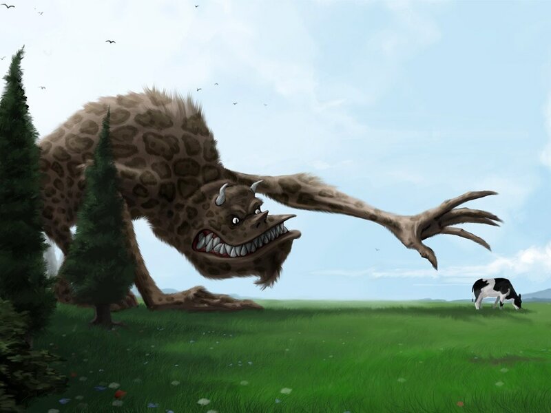 Monster in the field