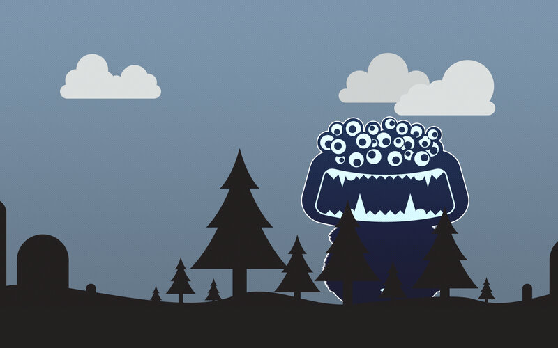 monster in the forest
