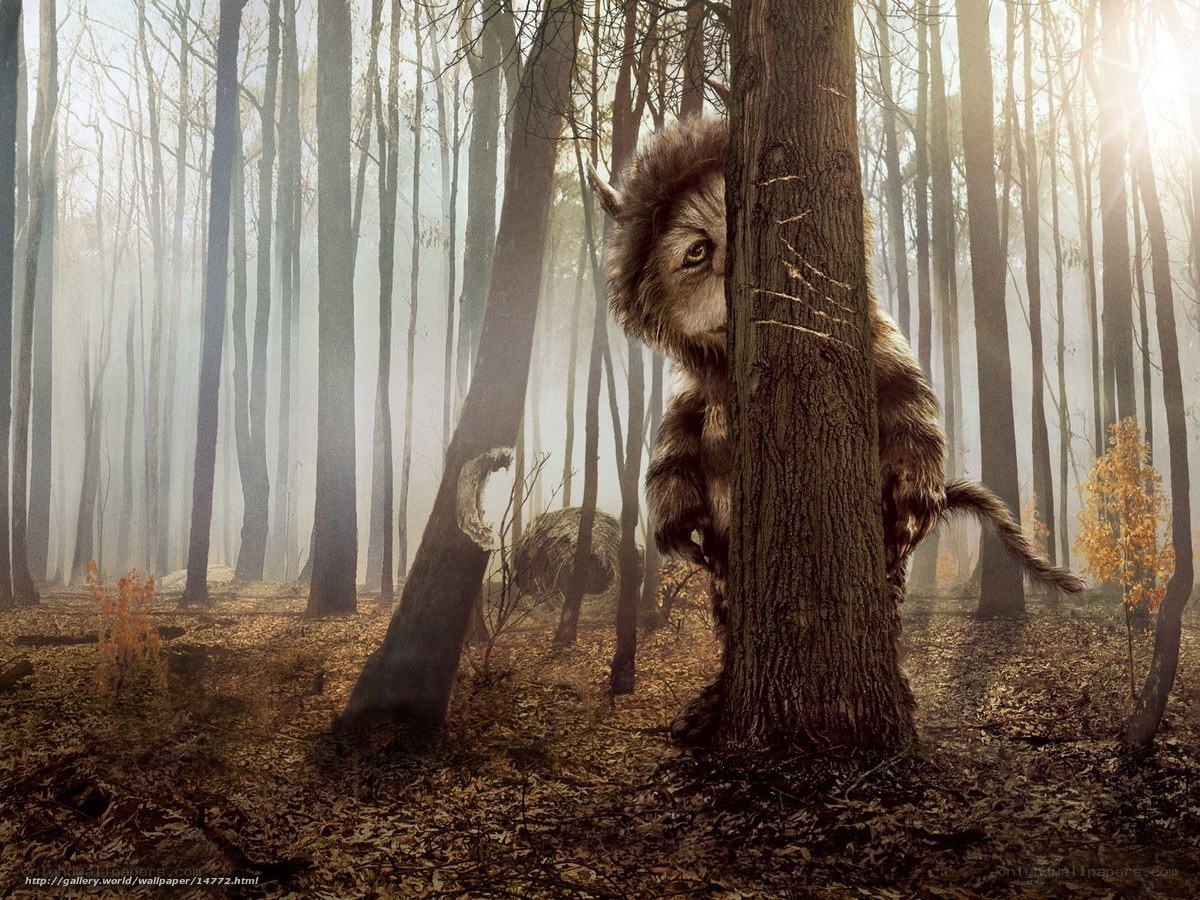 Monster in the forest