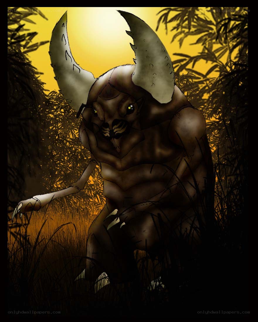 monster in the jungle