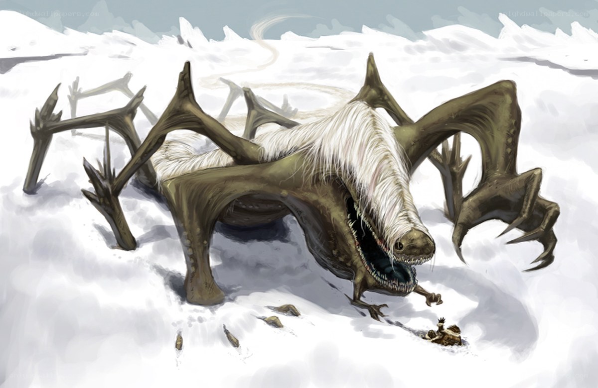 Monster in the snow