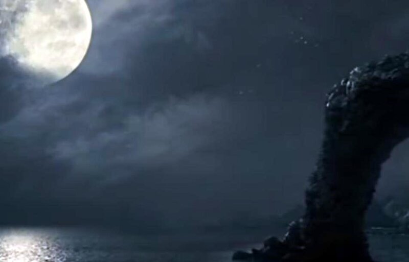 Monster in Water — Dark Blue