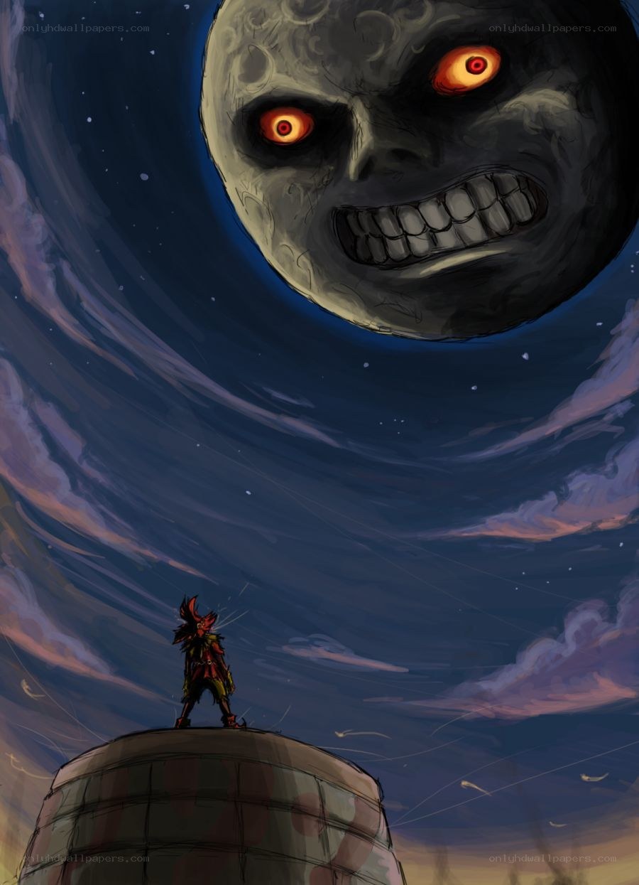 monster moon confronts lone warrior