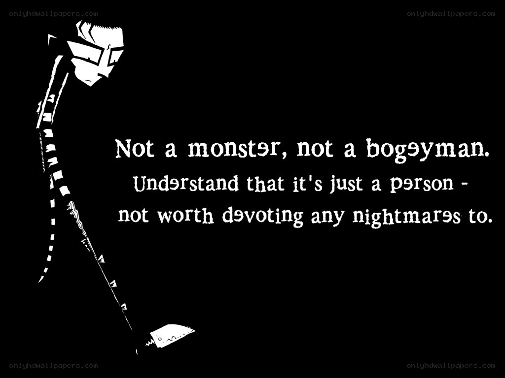 monster or person