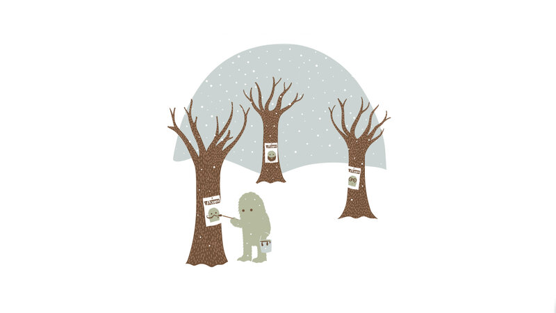 monster painting a tree