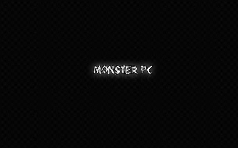 Monster PC logo on black