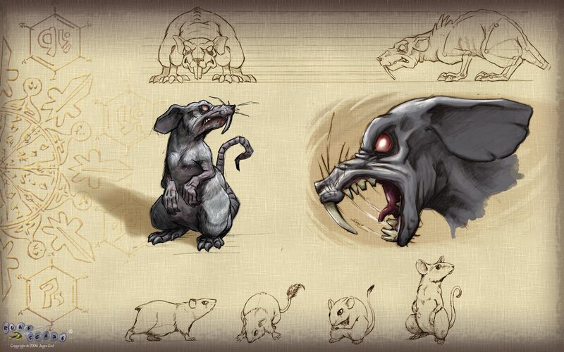 Monster rat concept art