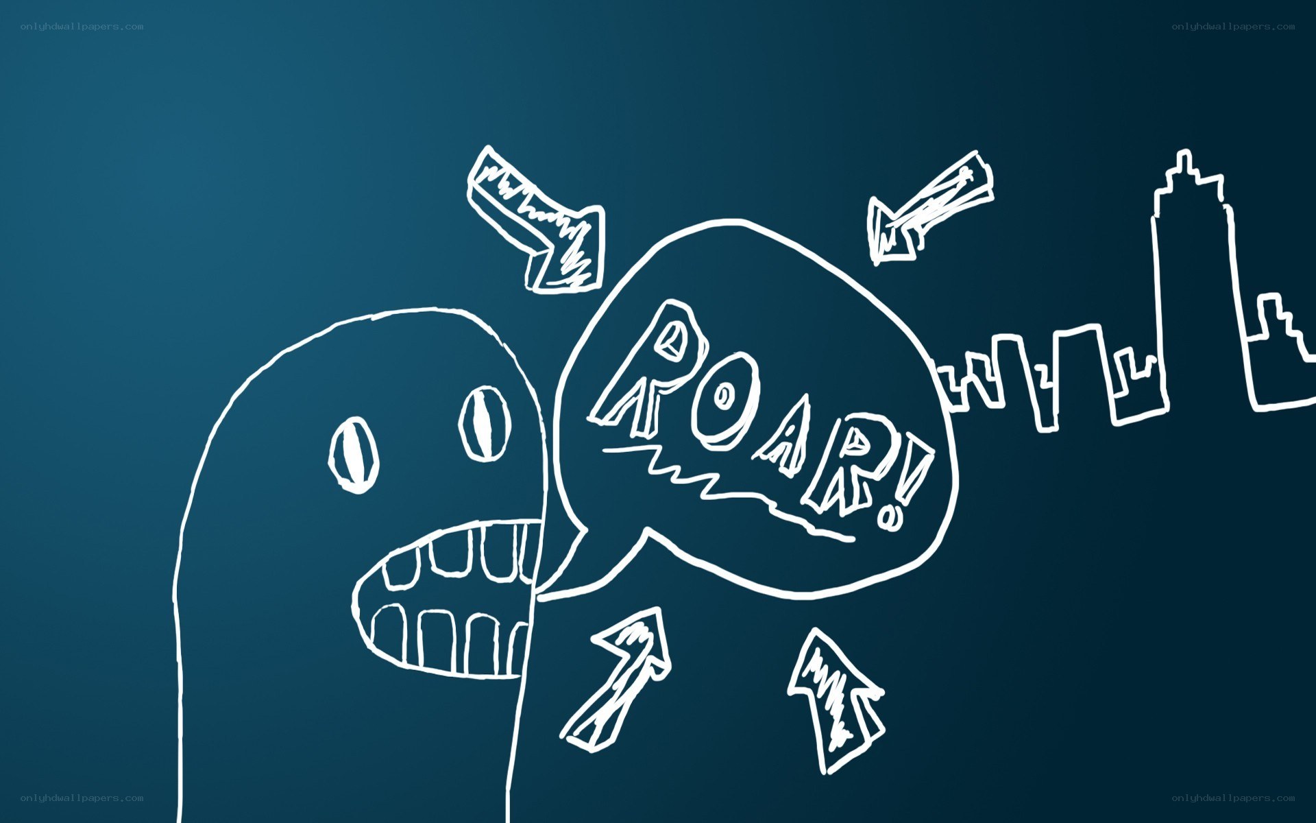 Monster roars in city