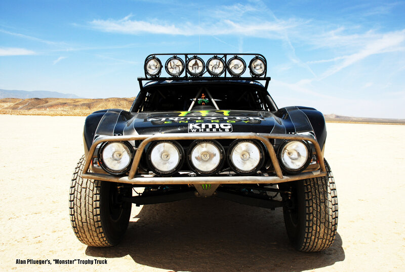 Monster Trophy Truck in desert