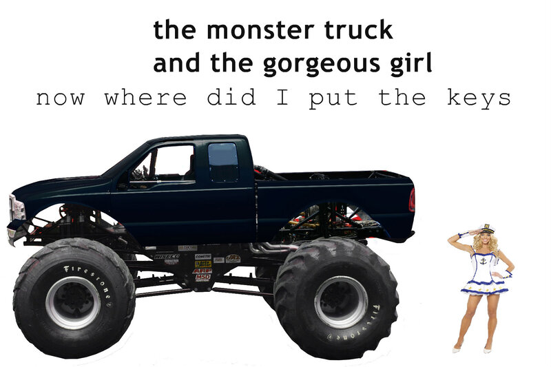 Monster Truck and Girl