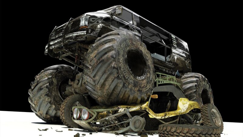 Monster Truck Crash — Black