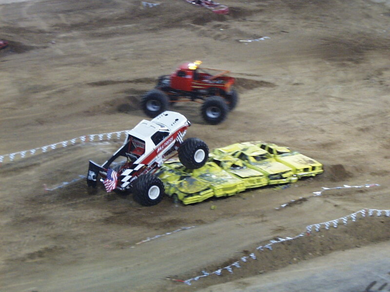 Monster Truck Crushing Cars