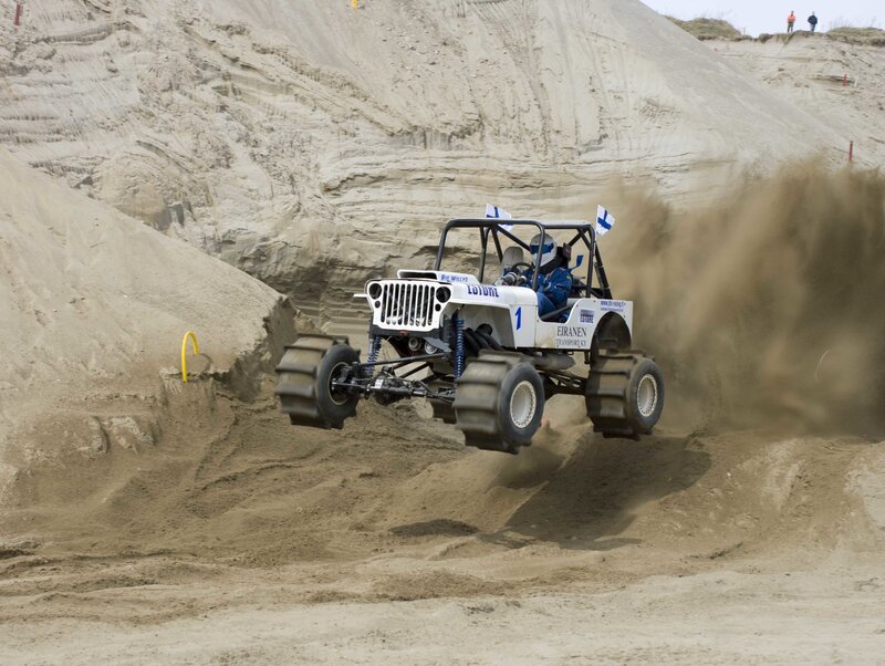 Monster Truck in Sand