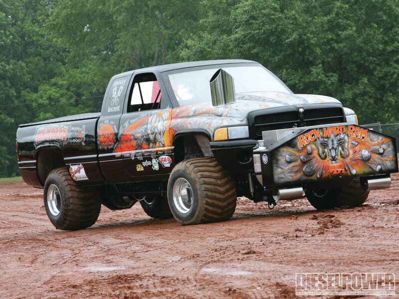 Monster Truck on Dirt — Black